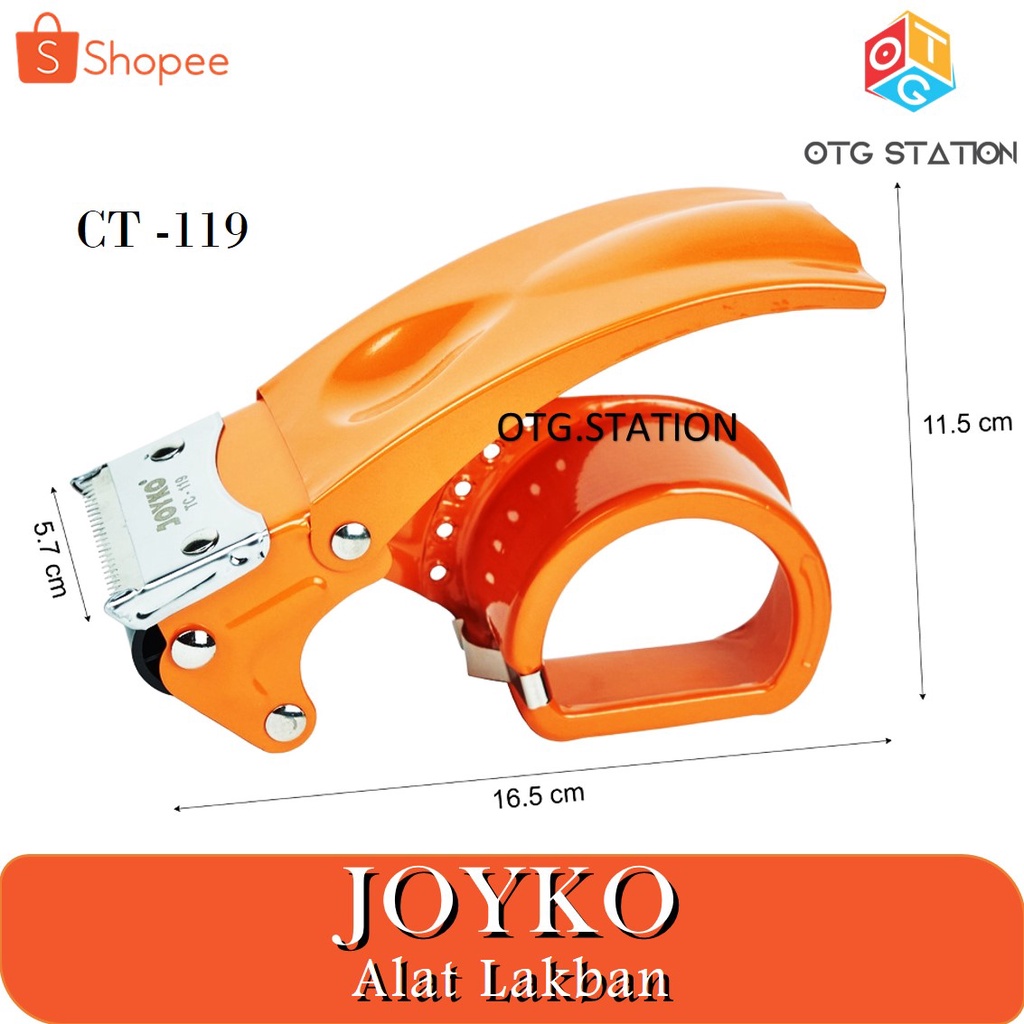 

Tape Cutter Tape Dispenser Pemotong Pita Perekat Joyko TC-119 Alat Lakban Untuk Merekatkan Barang Alat Perekat Yang Memiliki Stopper Untuk Menegah Lakban Keluar dari Jalur