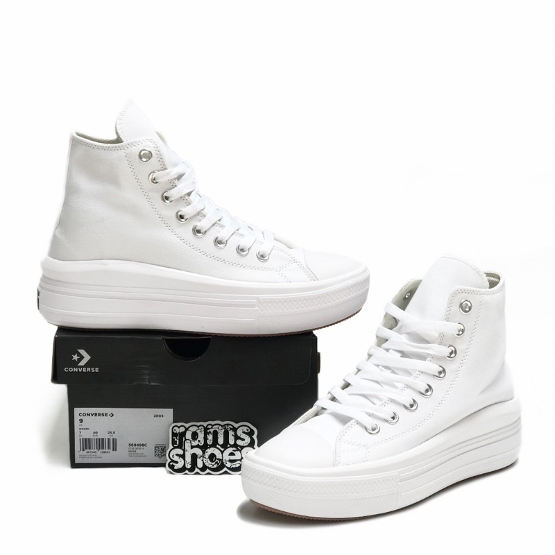 Converse Chuck Taylor All Star Move Platform HI White