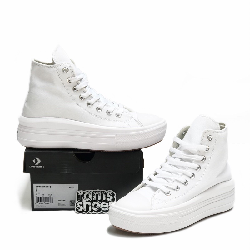 Jual Converse Chuck Taylor All Star Move Platform Hi White Indonesia