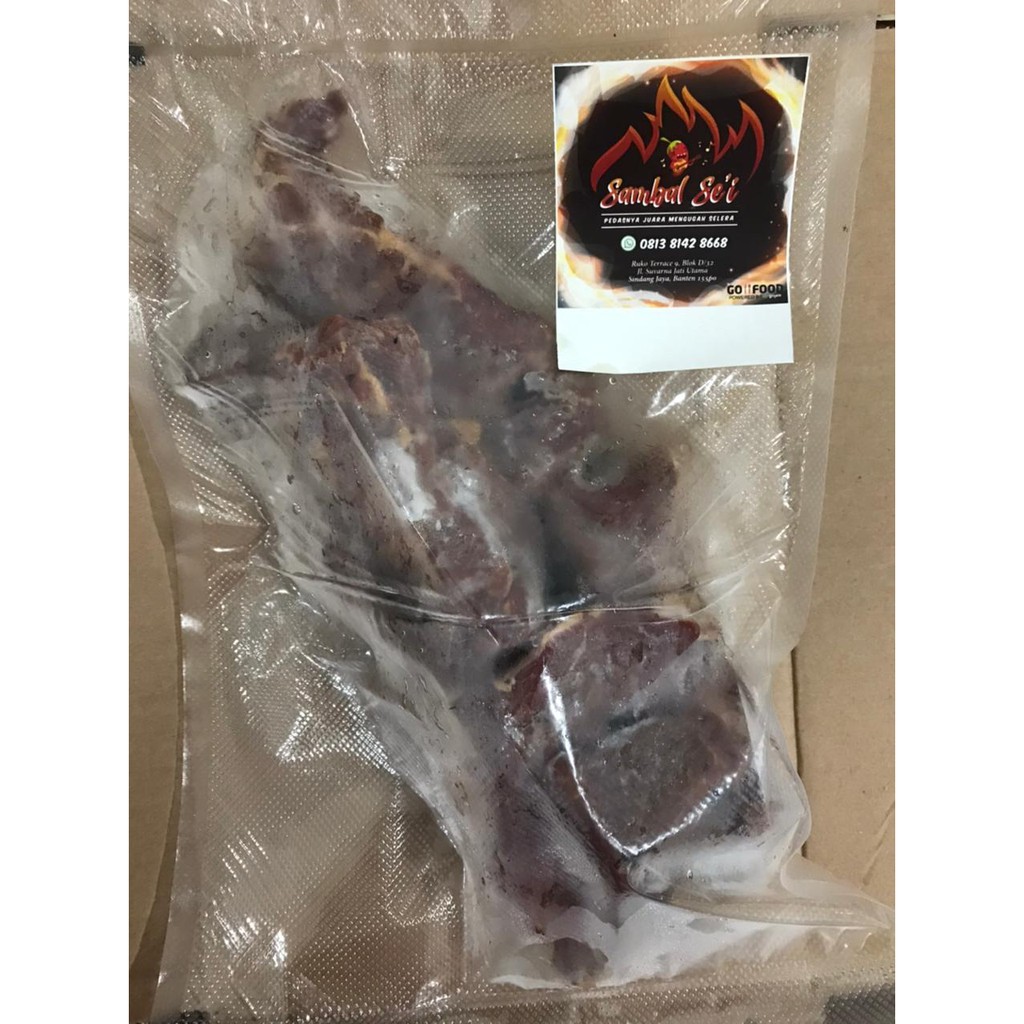 

DAGING SAPI ASAP 250 GR - SAMBAL SE'I