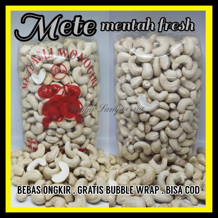 

DISKON TERBATAS !!! KACANG MEDE METE CASHEW MENTAH 1KG TERLARIS