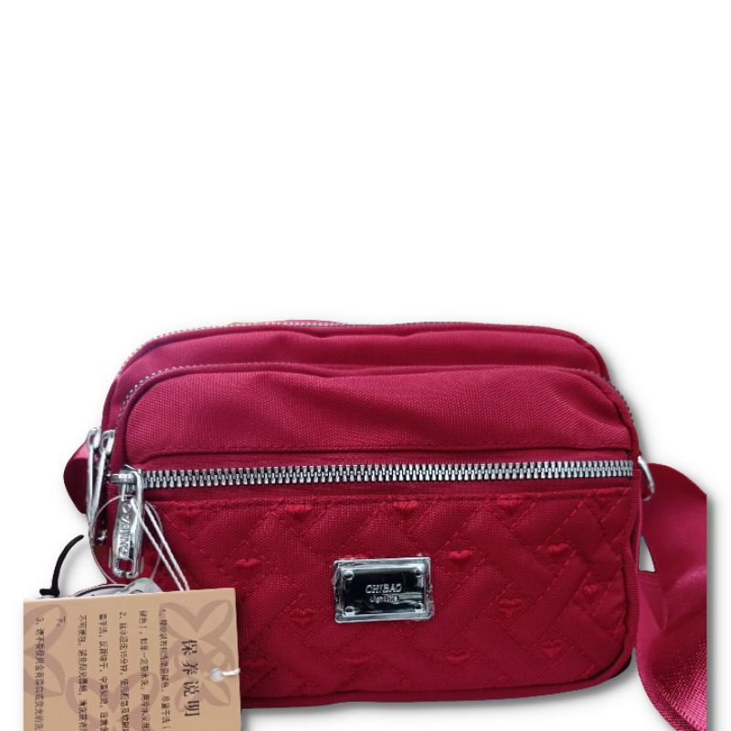 Tas Selempang Wanita CHIBAO Bordir Impor Cantik