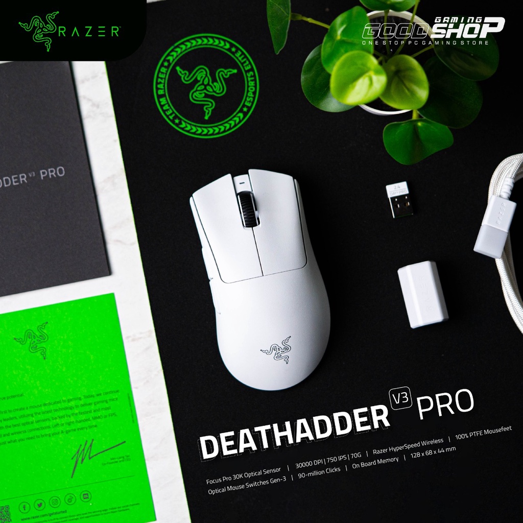 Razer DeathAdder V3 Pro - Ultra lightweight Wireless Mouse