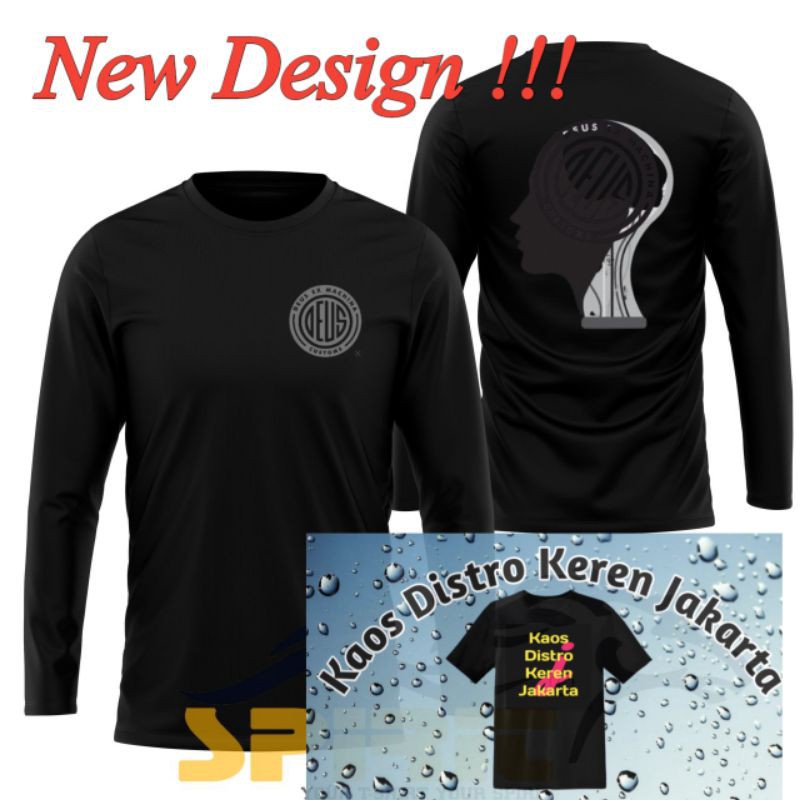 Baju Kaos Deus Ex Machina Pria Wanita Lengan Panjang Diskon Murah