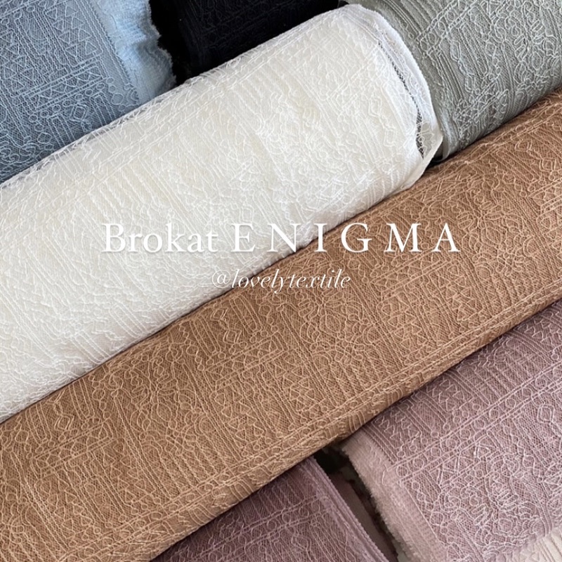 Kain Kebaya Brokat Kain Brokat Meteran Kain Brokat Chantily Kain Santili Motif Salur Enigma