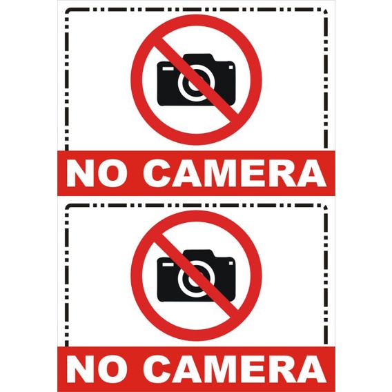 

NO CAMERA / KERTAS TULISAN LAMINATING