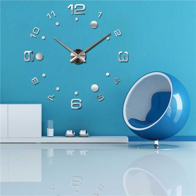 Jam Dinding Besar DIY Giant Wall Clock Arcylic 100cm - DIY-204