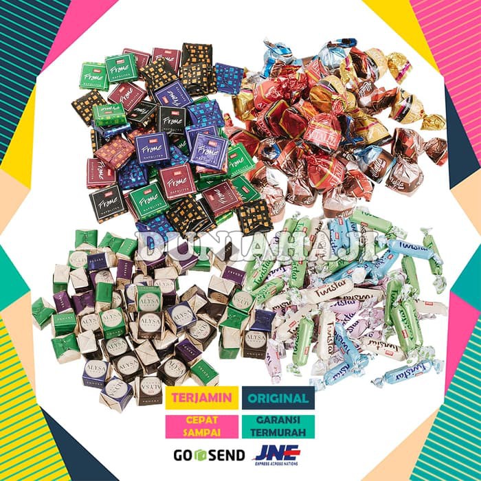 

Coklat Arab Mix /Kg Oleh Oleh Haji/ Oleh Oleh UUmroh - 1kg