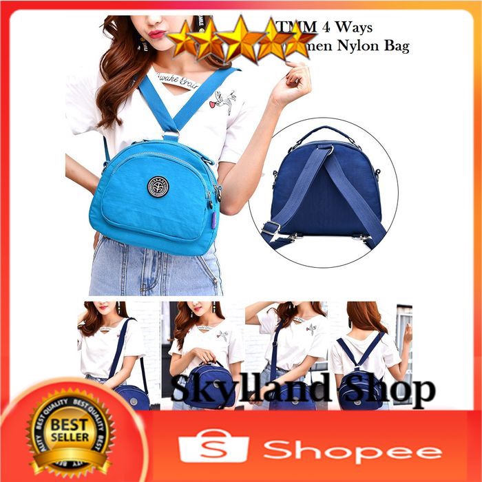 TS82 TMM 4 Ways bag / Tas Selempang Wanita / Tas Backpack Wanita - red rose