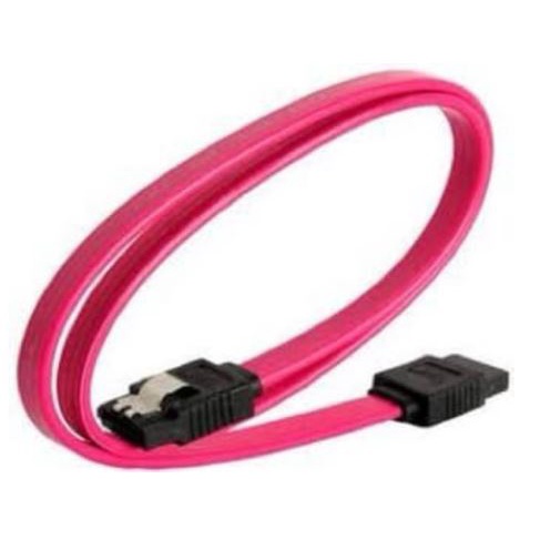 Cable sata 7 pin data standard female clip pin lock for ssd hdd - kabel sata harddisk klip jepit