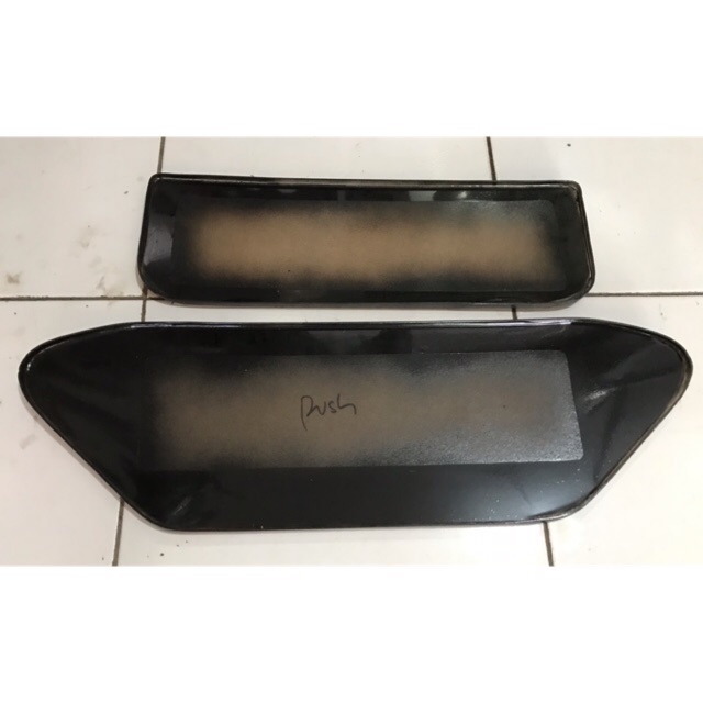 Dudukan Plat Nomer Akrilik Custom (bonus angka dan hurup stiker skotlet)