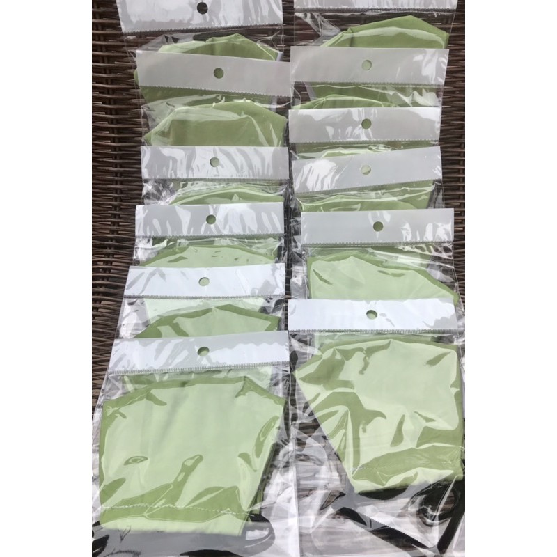 masker kain katun 3  lapis