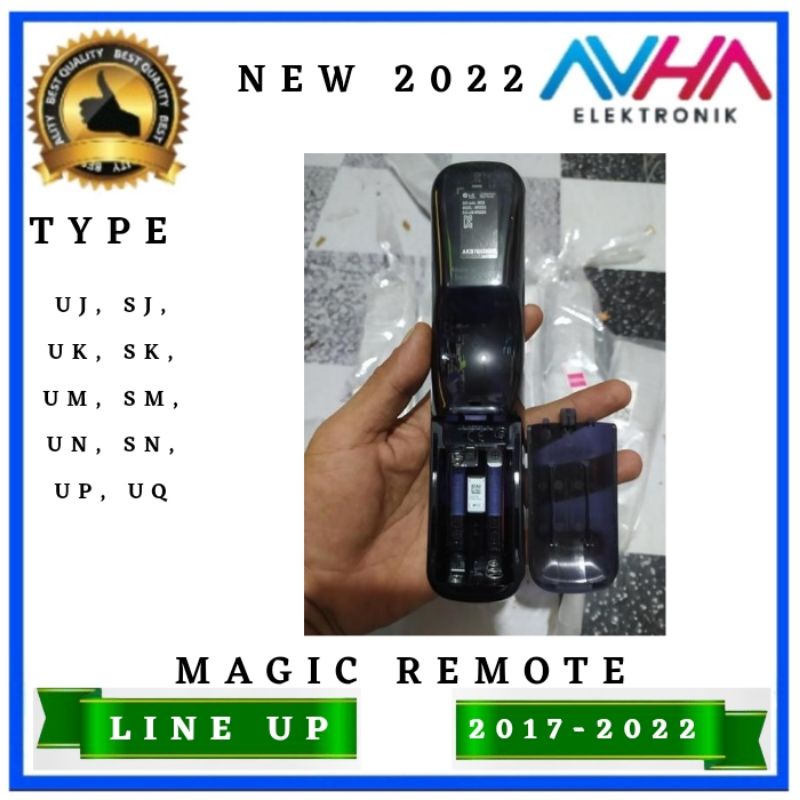 Magic remote LG smart tv New model line up 2017-2022 type UJ, UK, UM, UN, UP, UQ ANMR22