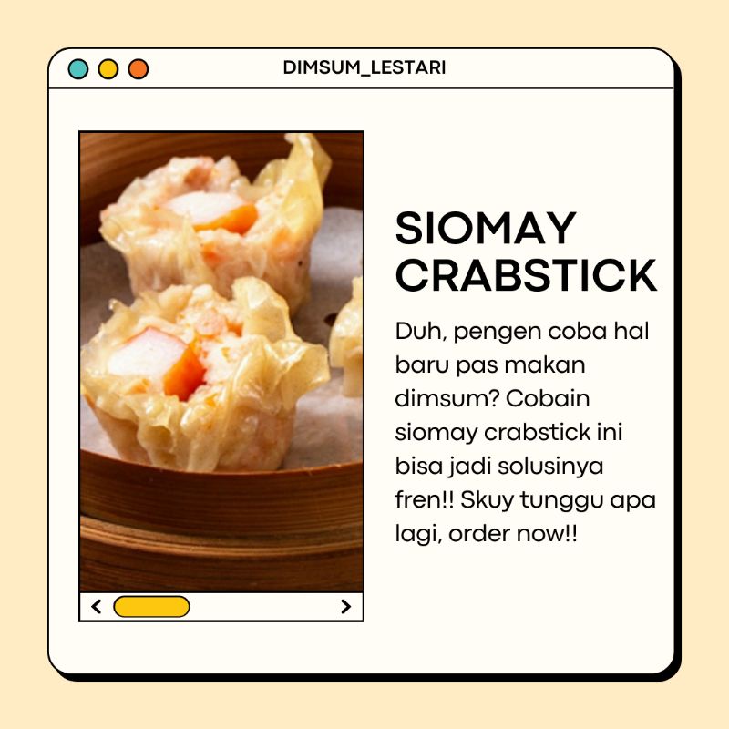 

Siomay Crabstik