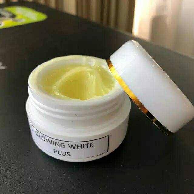 Glowing white plus