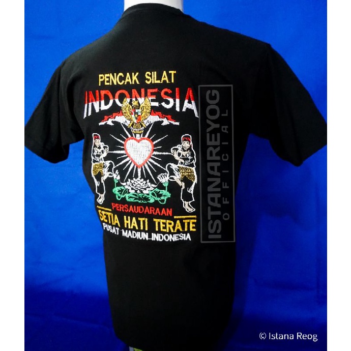 KAOS PSHT BORDIR 004 / JEMPER PSHT / SETIA HATI TERATE / SAKRAL WARGA PSHT / KAOS WARGA PSHT / KAOS JEMPER SETUA HATI / KAOS TERATE