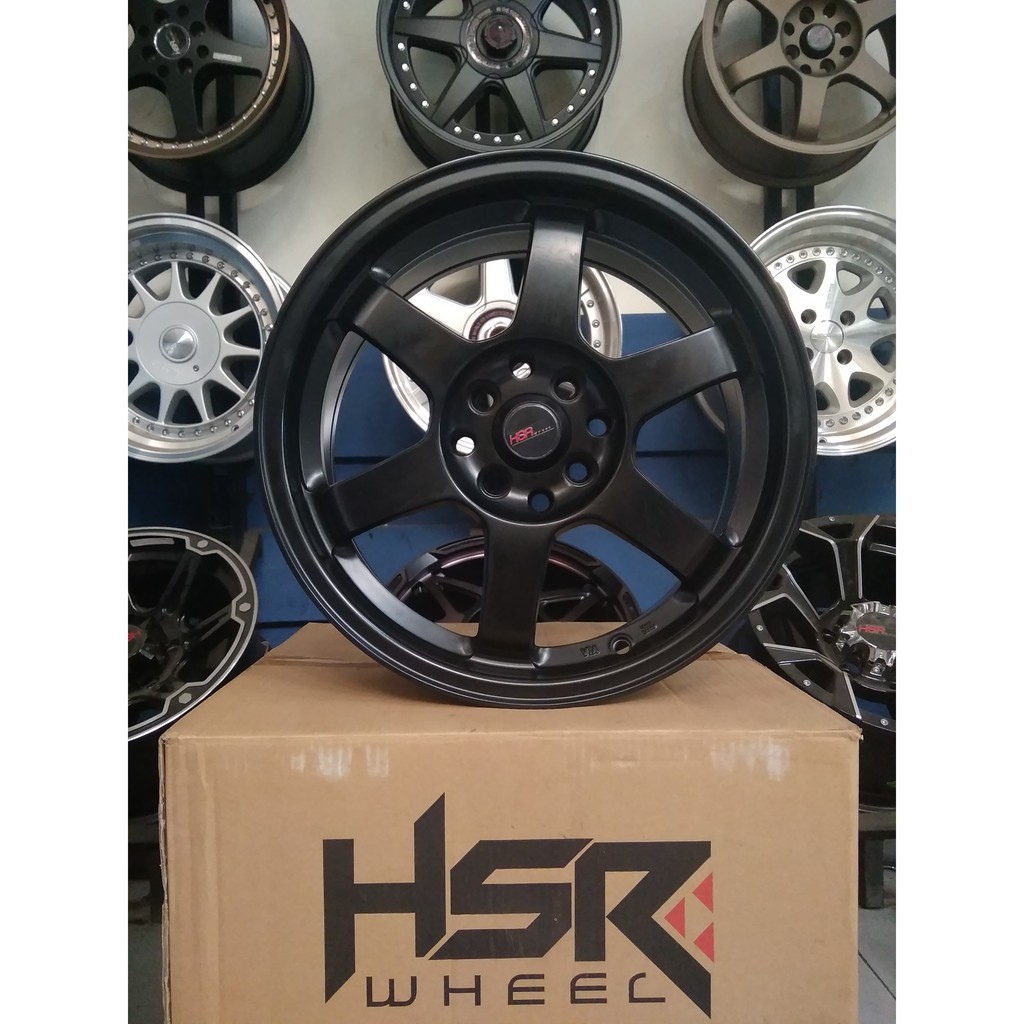Velg Mobil Ring 16 HSR TOKYO JD614 Semi Matte Black