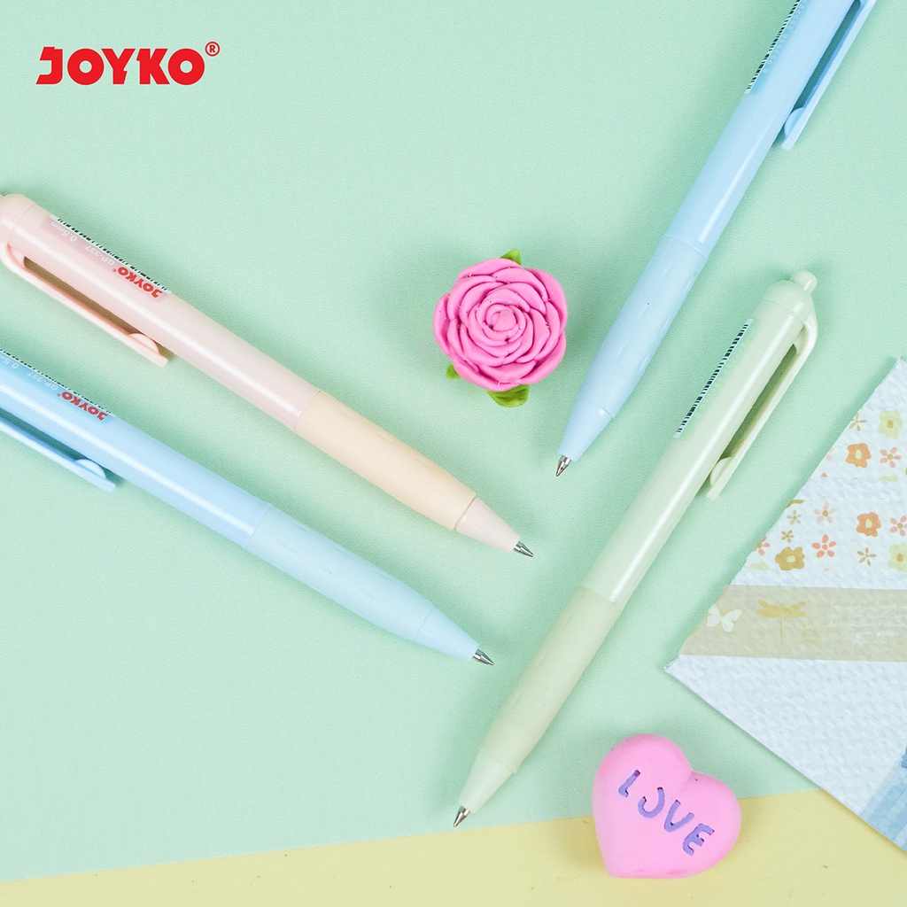 

PEN GEL JOYKO GP 337 PASPEN | 0,5mm | INK WATER BASE | BULLET TIP | RETRACABLE | ECER