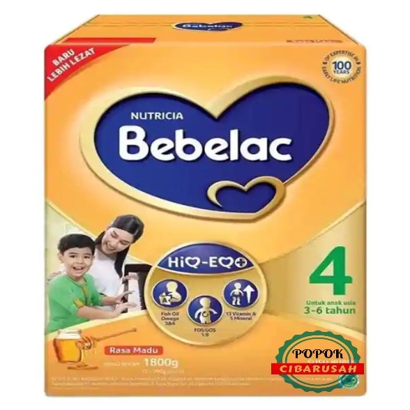 Bebelac 4 Usia 3-12Tahun 1800GR /Madu/Vanila/popokcibarusah