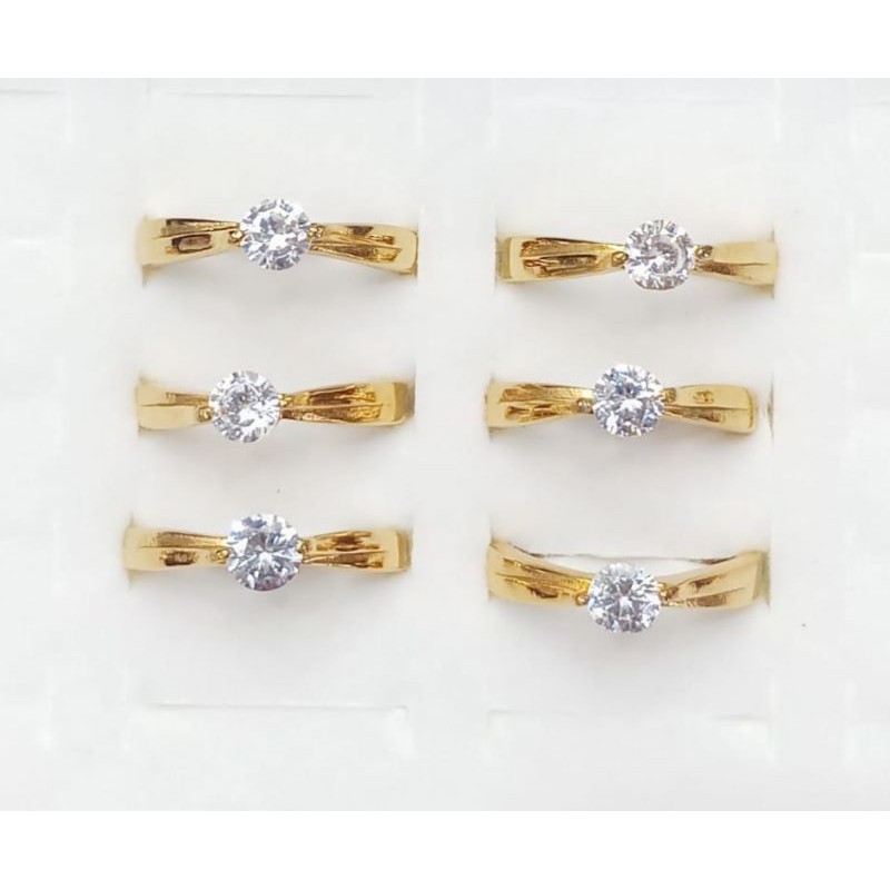 Cincin Titanium Permata Cincin Fashion33