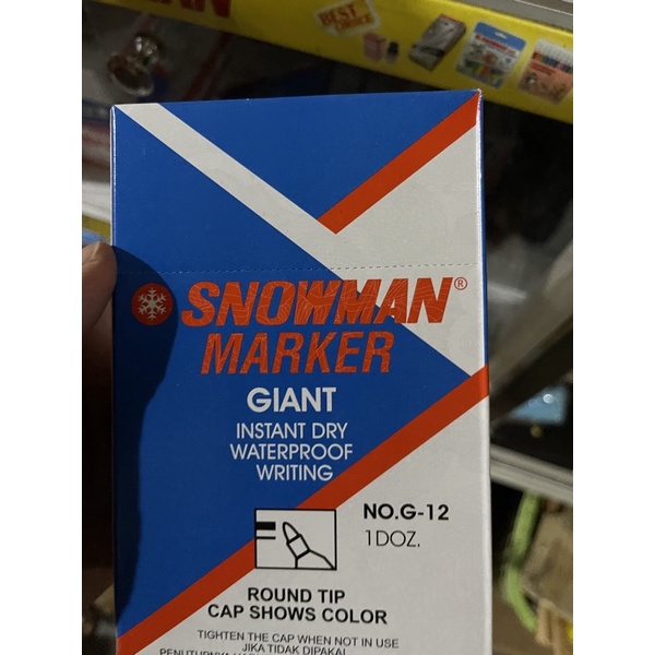 

Spidol marker snowman