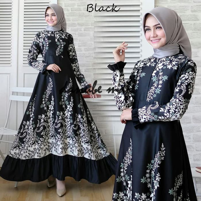 MAXI DRESS  TERBARU MAXI DRESS RACHEL/ GAMIS BUSUI WANITA GAUN PESTA MUSLIMAH    IWAZAH OFFICE