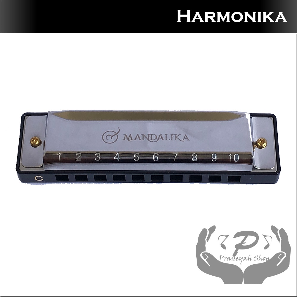 Harmonika Nada C 10 Lubang Harmonica Ten Holes