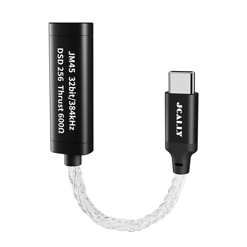 Jcally Jm45 Kabel Adapter Audio Digital Tipe C Ke 3.5mm Untuk Headphone Android Es9318