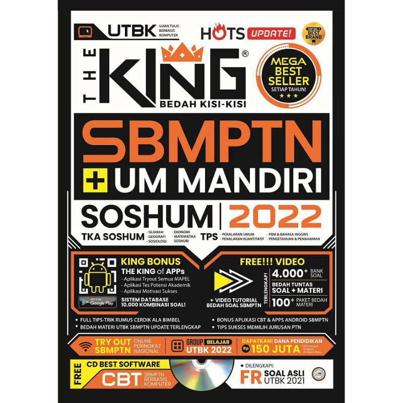 preloved BUKU THE KING SBMPTN SOSHUM 2022 PLUS DRILLING nego freebies