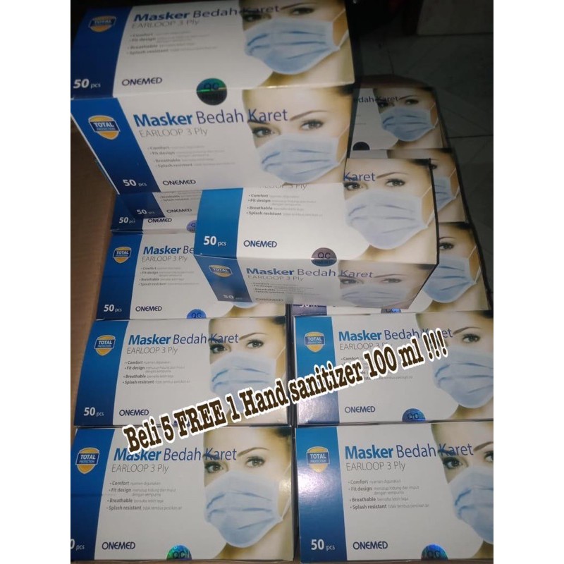 Masker onemed / onemed / masker 3 ply