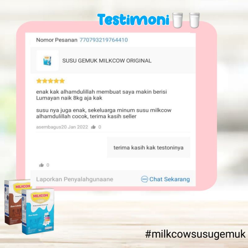 [PROMO] MILKCOW Susu Gemuk Ampuh Berklaim Original