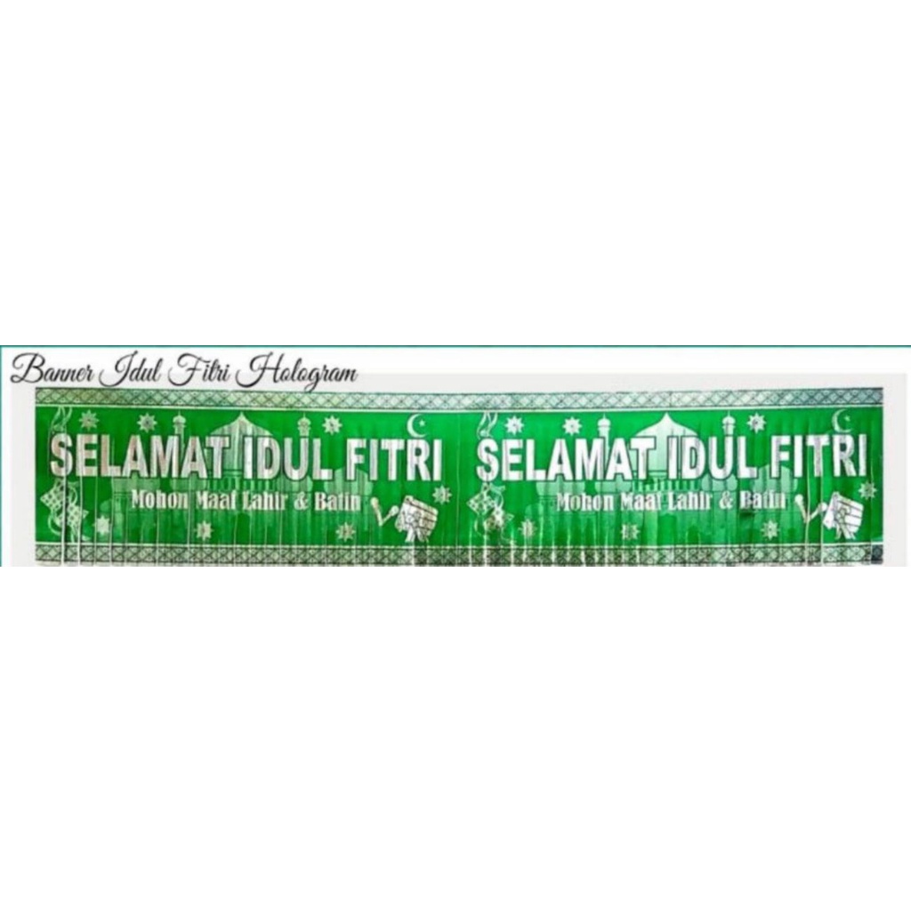 Banner selamat idul Fitri/ bunting flag idul Fitri/banner lebaran/garland gantung/banner garland sel
