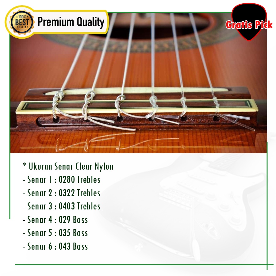 senar gitar nilon nylon classic daddario EJ 45 pro arte