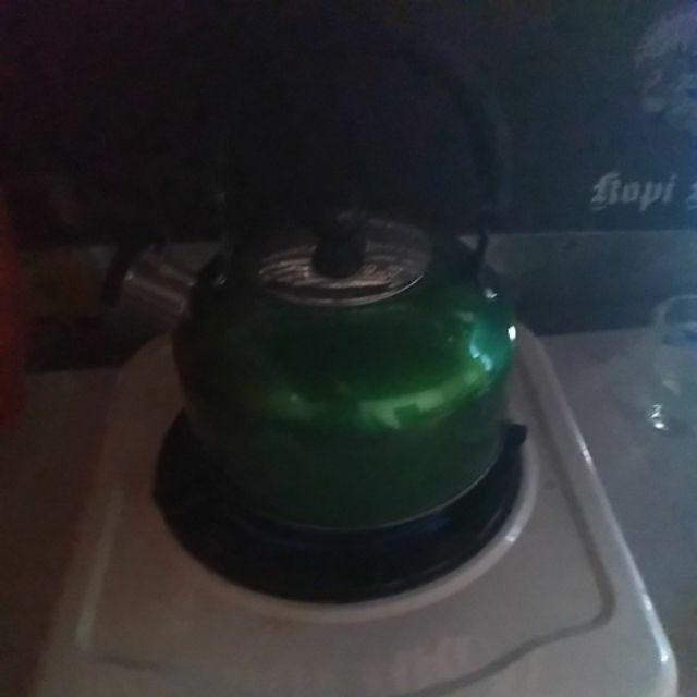 Teko Air Panas Bunyi 3  Liter Whistling Kettle Siul Stainless Steel