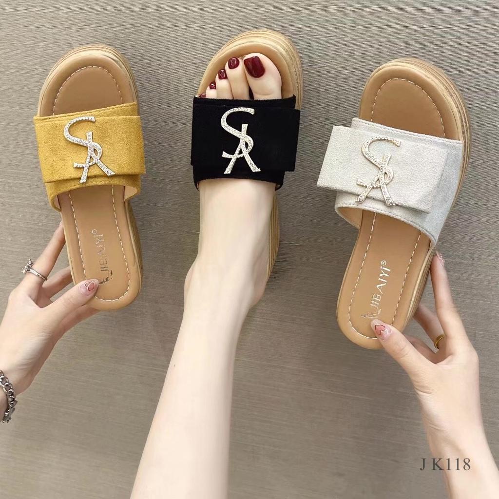 SANDAL WEDGES WANITA FASHION XAVIERA K118