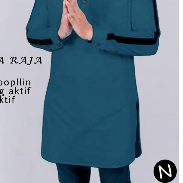➲ Baju Koko Muslim Qurta Raja S/M/L/XL/XXL/XXXL ◘