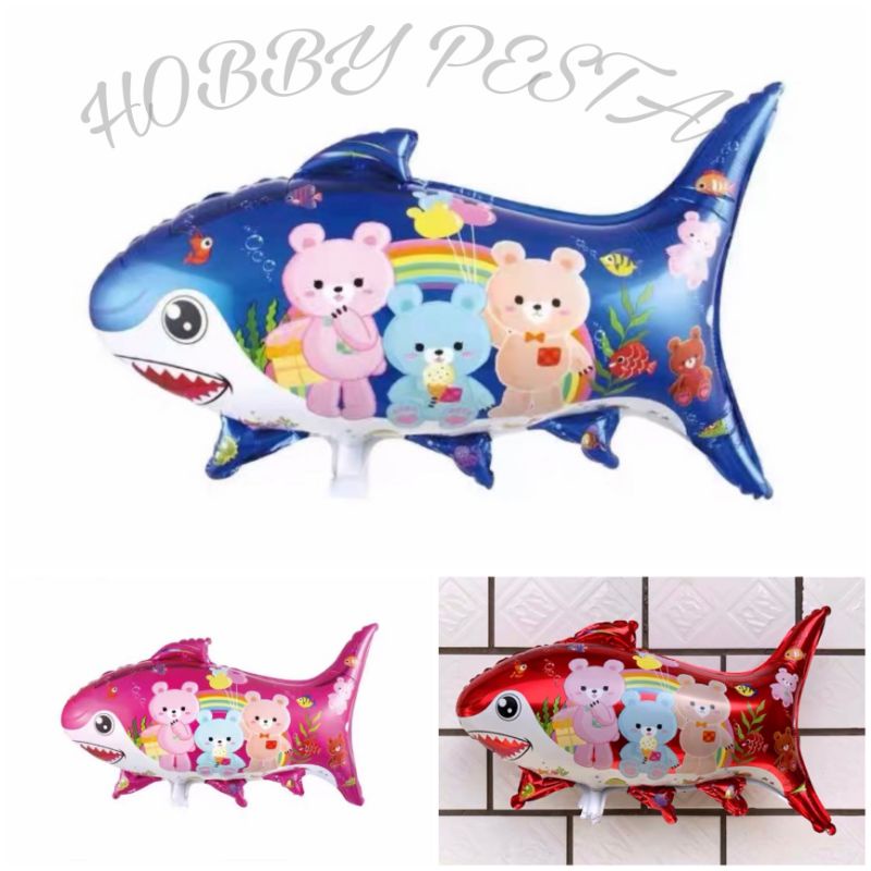 BALON FOIL IKAN HIU MOTIF BERUANG / BALON IKAN HIU MOTIF
BERUANG / BALON KARAKTER IKAN HIU MOTIF BER