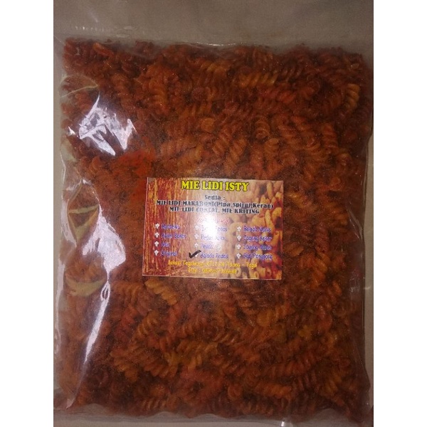 

Makaroni kerang spiral bantat 500 gram makaroni ulir makroni pipa renyah bumbu basah 500gram