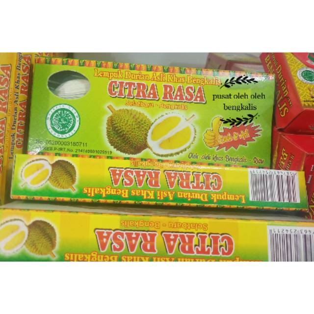 

Lempuk durian bengkalis citra rasa kemasan kotak isi 6pcs 100gr