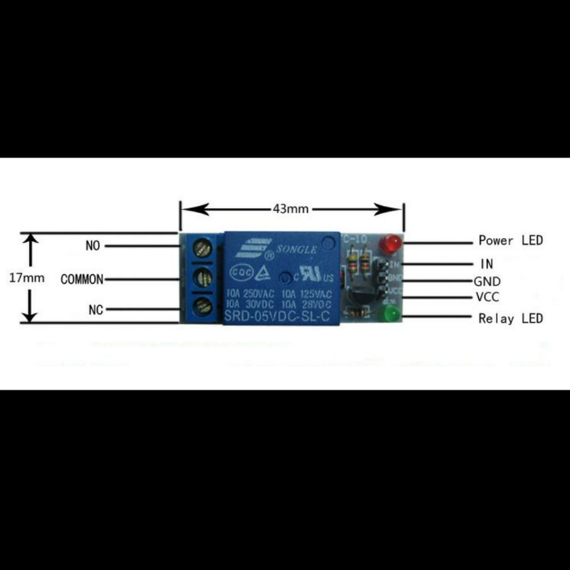 DIY Papan Modul Relay Trigger 1 Channel Low Level 5v 220VAC Untuk Pic Avr Dsp Arm Mcu