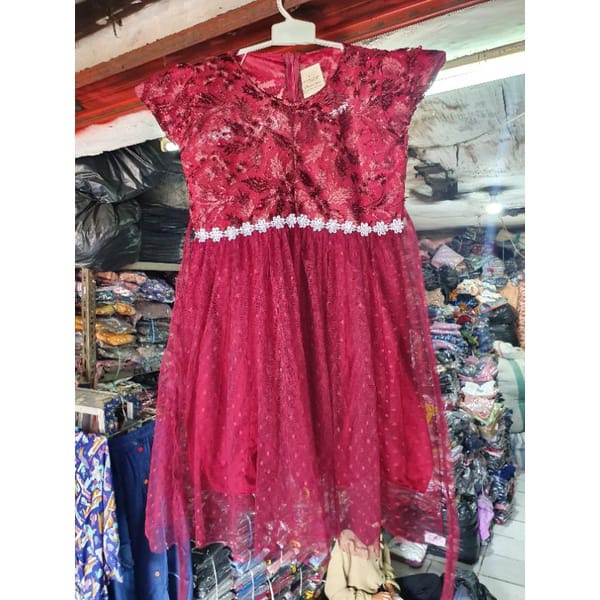 Dress Anak Novita / Dress Pesta Ulang Tahun Anak Usia 2-10 Thn