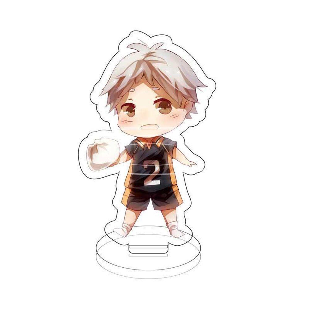 [Elegan] Akrilik Model Plat Kawaii Hadiah Anak Desk Decor Tokoh Anime Figure Model Ornamen Stand Akrilik