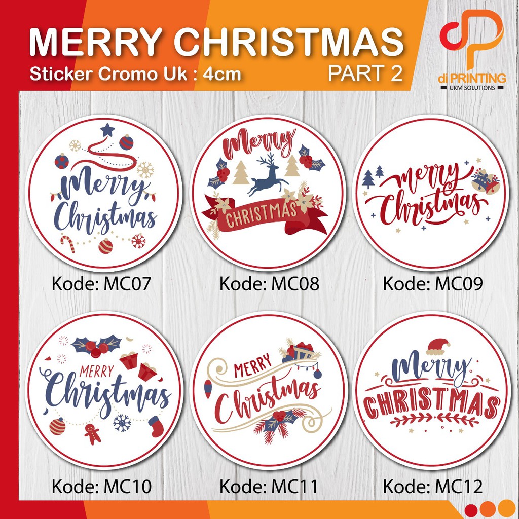 

STIKER NATAL 2022 - STICKER CHRISTMAS 2022 - STIKER LABEL PART 2