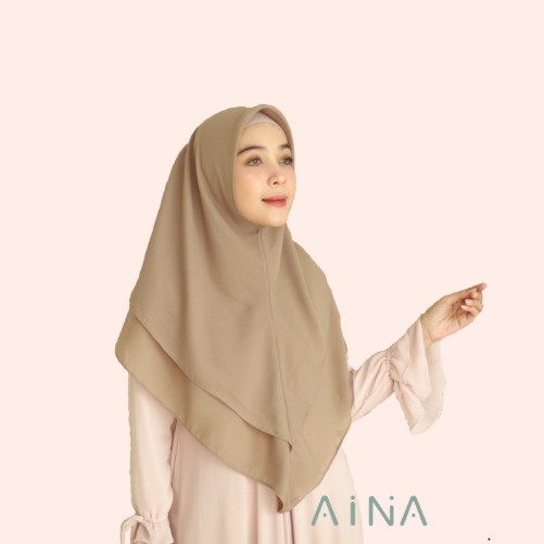 KHIMAR KAYLA 2 LAYER / HIJAB KERUDUNG JILBAB INSTANT INSTAN