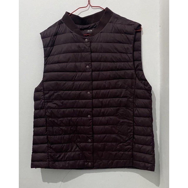 Vest Outdoor Rompi Bulu Angsa Bulang Pria Wanita - Jaju Size L