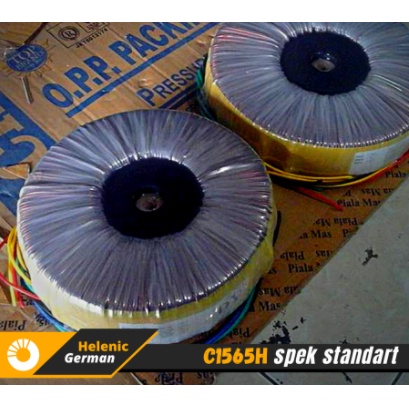 Trafo toroid donat 15A 65V CT Helenic German