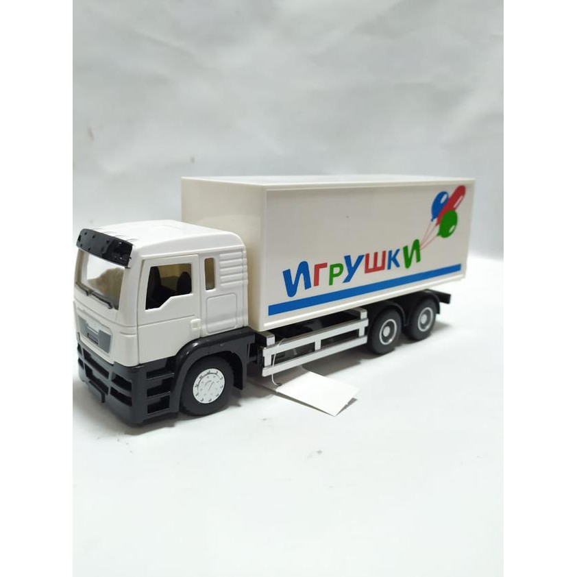 Ready Jual  mainan Mobil Truk Friction Container mobil Box bak Diec UFS