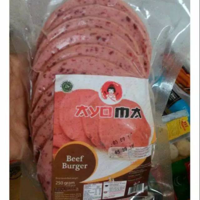 

Ayoma Beef burger isi 10s 250gr