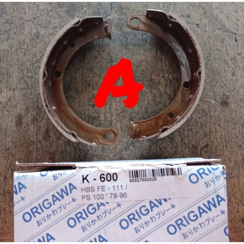 Kampas Hand Rem brake shoes Tangan colt diesel PS100