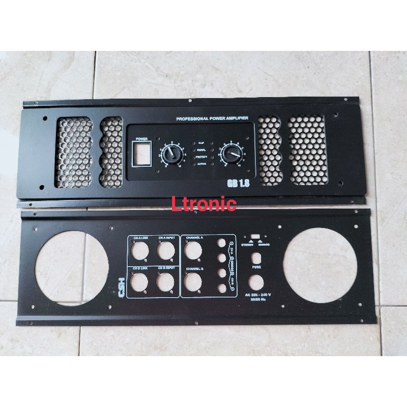 Panel Plat power amplifier TD 1.8 3U GB 1.8 Free knop